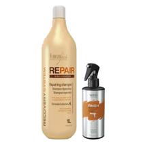 Forever Liss Shampoo Repair 1L + Wess Finish 250ml