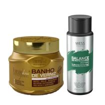 Forever Mask Banho de Verniz 250g+ Wess Balance Shampoo250ml
