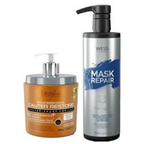 Forever Mask Cauter Restore 500g + Wess Mask Repair 500ml - FOREVER/WESS