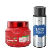 Forever Mask de Morango 250g + Wess Nano Passo 2 - 250ml