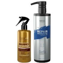 Forever Queratina de Verniz 300ml+ Wess Cond. Repair 500ml