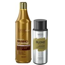 Forever Sh Banho de Verniz 500ml + Wess Blond Shampoo 250ml