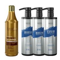 Forever Sh Banho de Verniz 500ml + Wess Kit Nano Sel. 500ml