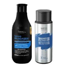 Forever Sh Biomimetica 300ml + Wess Nano Passo 1 - 250ml - FOREVER/WESS