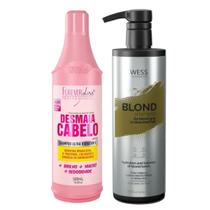 Forever Sh Desmaia Cabelo 500ml + Wess Blond Shampoo 500ml
