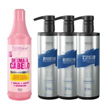 Forever Sh Desmaia Cabelo 500ml + Wess Kit Nano Sel. 500ml