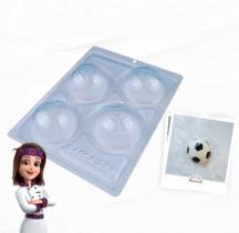 Forma 03 Partes para chocolate Bola De Futebol 65mm Bwb 10034