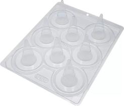 Forma 03 Partes para Chocolate Cone Médio Bwb Cod : 859