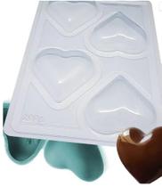 Forma 03 Partes para Chocolate Coração 500g Sp 46 Bwb Cod 3511