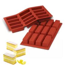 Forma 12 Moldes Cake Doce Sobremesa Silicone Silikomart