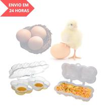 Forma 2 em 1 para Ovo e Omelete de Microondas Formato Flor