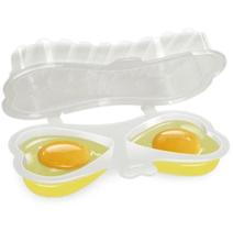 Forma 2 Ovos Para Microondas Egg Fácil Omelete Cozido Mexido