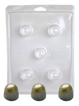 Forma 3 Partes Com Silicone P/ Bombom Decorado Riscado Molde Forma 3 Partes Com Silicone P/ Bombom Decorado Riscado Molde