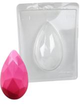 Forma 3 Partes Ovo Páscoa 350g Lapidado Silicone Molde