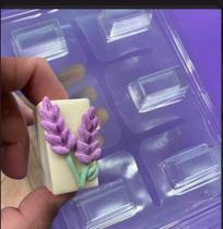 Forma 3 Partes Para Chocolate Bombom Retangular Crystal Forming FP72