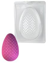 Forma 3 Partes Silicone Ovo 500g Texturizado Matelassê Forma 3 Partes Silicone Ovo 500g Texturizado Matelassê