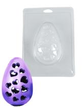 Forma 3 Partes Silicone Ovo Páscoa 350g Vazado Coração Forma 3 Partes Silicone Ovo Páscoa 350g Vazado Coração
