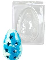 Forma 3 Partes Silicone Ovo Páscoa 500g Vazado Estrela Forma 3 Partes Silicone Ovo Páscoa 500g Vazado Estrela