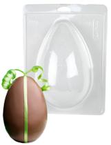 Forma 3 Partes Silicone Para Chocolate Ovo Páscoa Molde 500g Forma 3 Partes Silicone Para Chocolate Ovo Páscoa Molde 500g