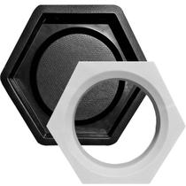 Forma 3d Abs Cobogó Concreto Elemento Vazado Profissional - Hexagonal 33x33