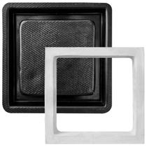 Forma 3d Abs Nicho Concreto Profissional - Quadrado 29x29cm