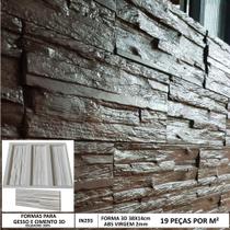 Forma 3d gesso 3 madeiras 38x14cm ABS 2mm Molde Para Gesso/cimento 3d Forma 3d gesso 3 madeiras 38x14cm ABS 2mm Molde Para Gesso/cimento 3d