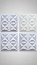 Forma 3D Gesso 4 Peças 30x30cm Mini Colinas