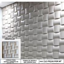 Fôrma 3d Gesso Almofadinha 38x38cm ABS 2mm Molde Para Gesso/Cimento/Concreto IN627 Fôrma 3d Gesso Almofadinha 38x38cm ABS 2mm Molde Para Gesso/Cimento/Concreto IN627