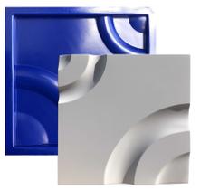 Forma 3D Gesso e Cimento ABS 1mm - Curvas 29x29 cm Forma 3D Gesso e Cimento ABS 1mm - Curvas 29x29 cm