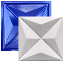 Forma 3D Gesso e Cimento ABS 1mm - Mini Cullians 30x30 cm Forma 3D Gesso e Cimento ABS 1mm - Mini Cullians 30x30 cm
