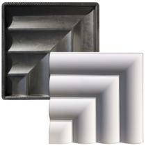 Forma 3D Gesso e Cimento ABS - Cabeceira 40x40 Forma 3D Gesso e Cimento ABS - Cabeceira 40x40
