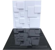 Forma 3D Gesso e Cimento ABS- Mosaico Liso 50x50