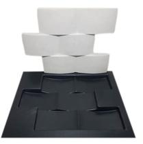 Forma 3D Gesso e Cimento ABS - Tijolinho Côncavo Forma 3D Gesso e Cimento ABS - Tijolinho Côncavo