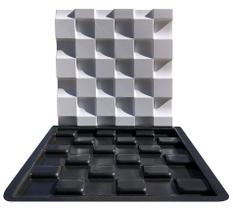 Forma 3D Gesso e Cimento ABS - Xadrez 50x50 Forma 3D Gesso e Cimento ABS - Xadrez 50x50
