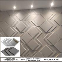 Forma 3d Gesso Escamas 52x30cm Abs 2mm Molde Para Gesso/Cimento 3d