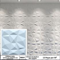 Forma 3d Gesso Madri 29x29cm ABS 2mm Molde para gesso/cimento 3d IN641