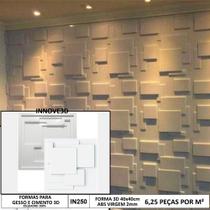 Forma 3d Gesso Mosaico Choc 40x40cm Abs 2mm Molde Para Gesso/Cimento Forma 3d Gesso Mosaico Choc 40x40cm Abs 2mm Molde Para Gesso/Cimento