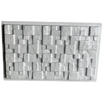 Forma 3d Gesso Mosaico Rustico 46,5x28 Abs 2MM Molde Para Gesso e Cimento IN616