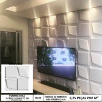 Forma 3d Gesso Trevo 40X40cm ABS 2mm Molde Para Gesso/Cimento/Concreto 3d IN245 Forma 3d Gesso Trevo 40X40cm ABS 2mm Molde Para Gesso/Cimento/Concreto 3d IN245