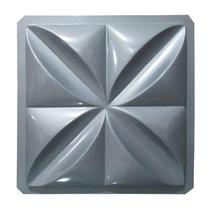 Forma 3D Placas 3D Gesso/Cimento Luxo - Pétalas 35,5 X 35,5 - Lujp Decorações