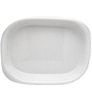 Forma 42,5cm Comprimento Por 33cm 5 Litros Refratário Funda Porcelana Germer Forma 42,5cm Comprimento Por 33cm 5 Litros Refratário Funda Porcelana Germer