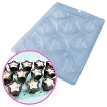 Forma Acetato Especial Doces Finos Copo de Mousse 14 Estrela 2 Unidades