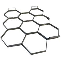 Forma Aço Para Carimbar Pisos Estampar Concreto 20x20cm