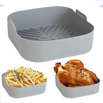 Forma Air Fryer De Silicone Reutilizável Antiaderente Forma Air Fryer De Silicone Reutilizável Antiaderente