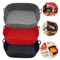 Forma Air Fryer Em Silicone Flexível Lavável Forma Air Fryer Em Silicone Flexível Lavável