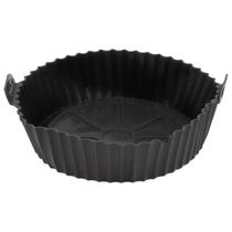 Forma Air Fryer Silicone Antiaderente Reutilizável Para Fritadeira Microondas Assadeira Forno Bandeja Cesta Cestinha For Forma Air Fryer Silicone Antiaderente Reutilizável Para Fritadeira Microondas Assadeira Forno Bandeja Cesta Cestinha For