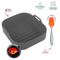Forma Airfryer De Silicone Cinza Dolce Home