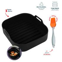 Forma Airfryer De Silicone Preta Dolce Home