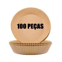 Forma Airfryer Descartavel De Papel Antiaderente Cozinha Redondo Multiuso Cozimento Forro Tapete