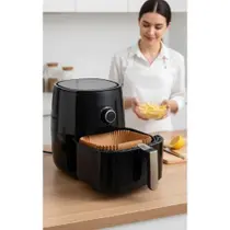 Forma airfryer quadrada 100un antiaderente sem gordura